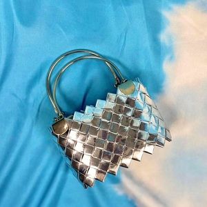 Little silver city bag